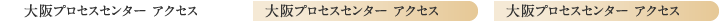 大阪プロセスセンター アクセス